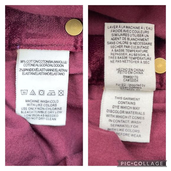 Free People Floral Print Velvet Button Up Mini Skirt in Burgundy Womens Size W 0 - Picture 9 of 9